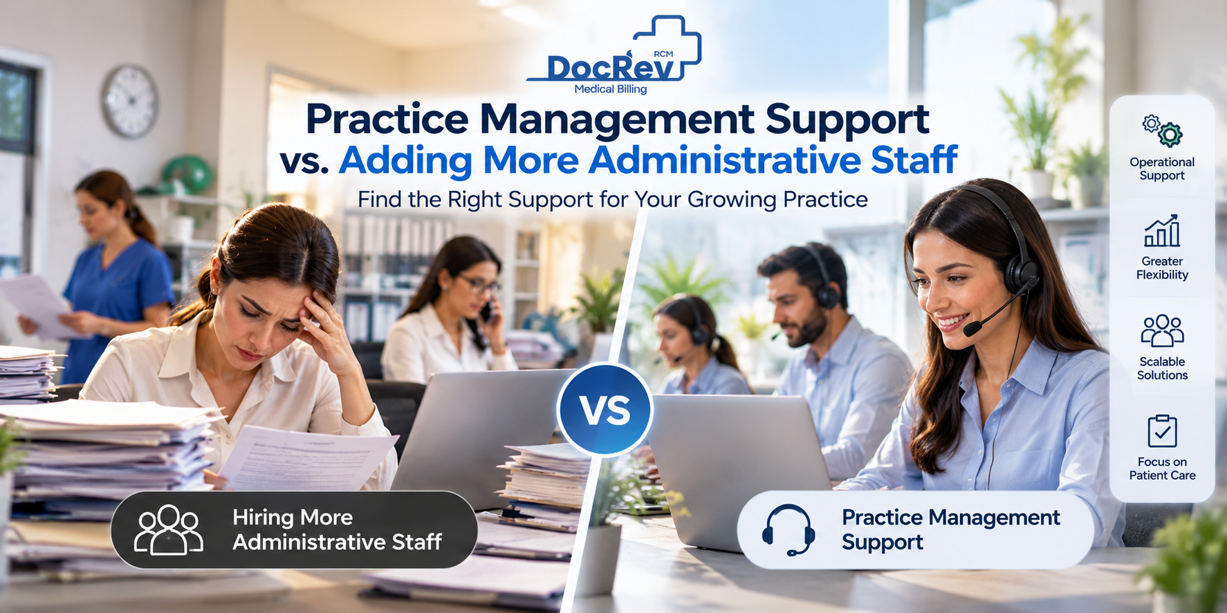 Practice Management Support vs Adding More Administrative Staff