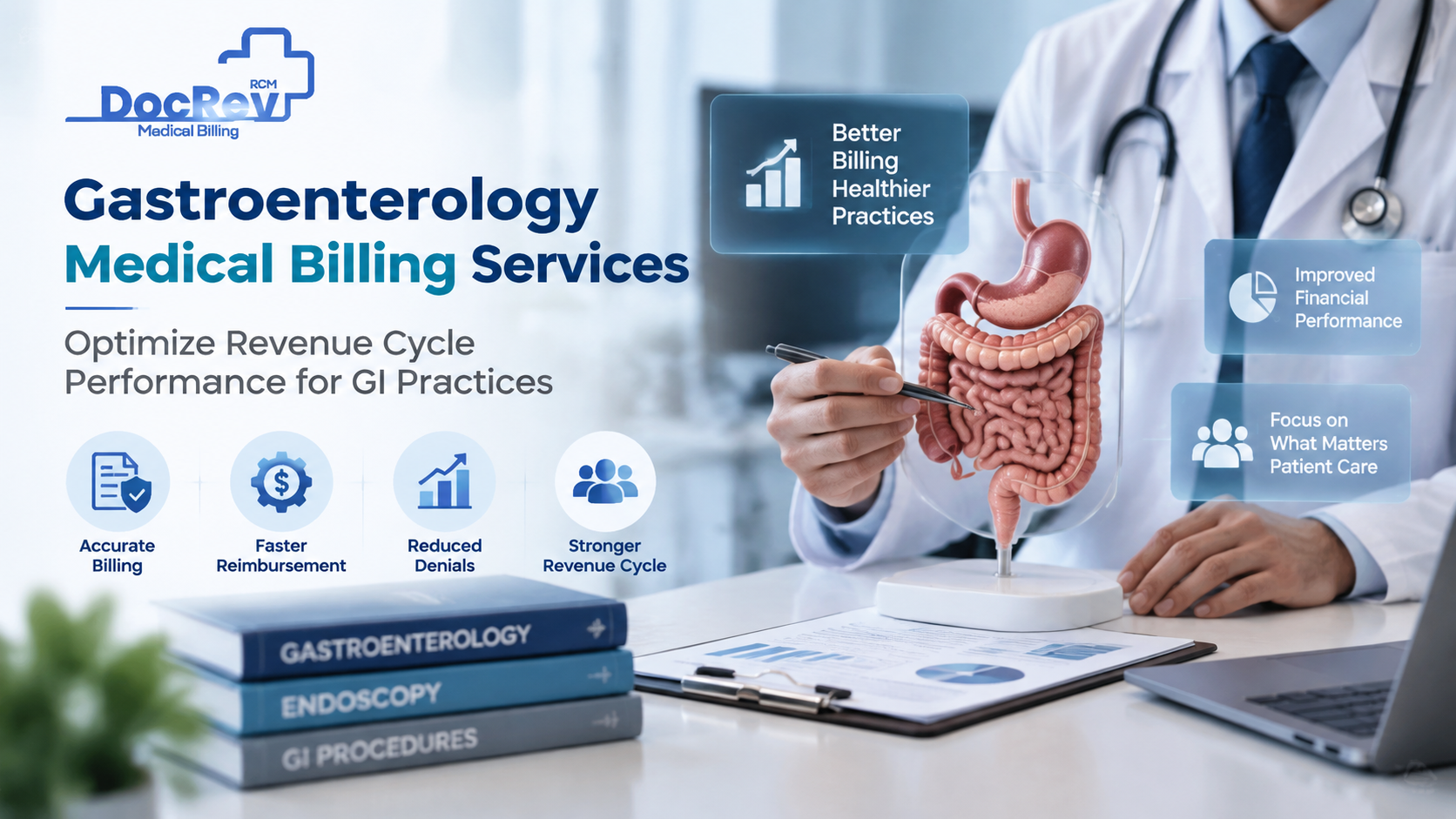 Gastroenterology Medical Billing Services Optimize Revenue Cycle Performance for GI Practices
