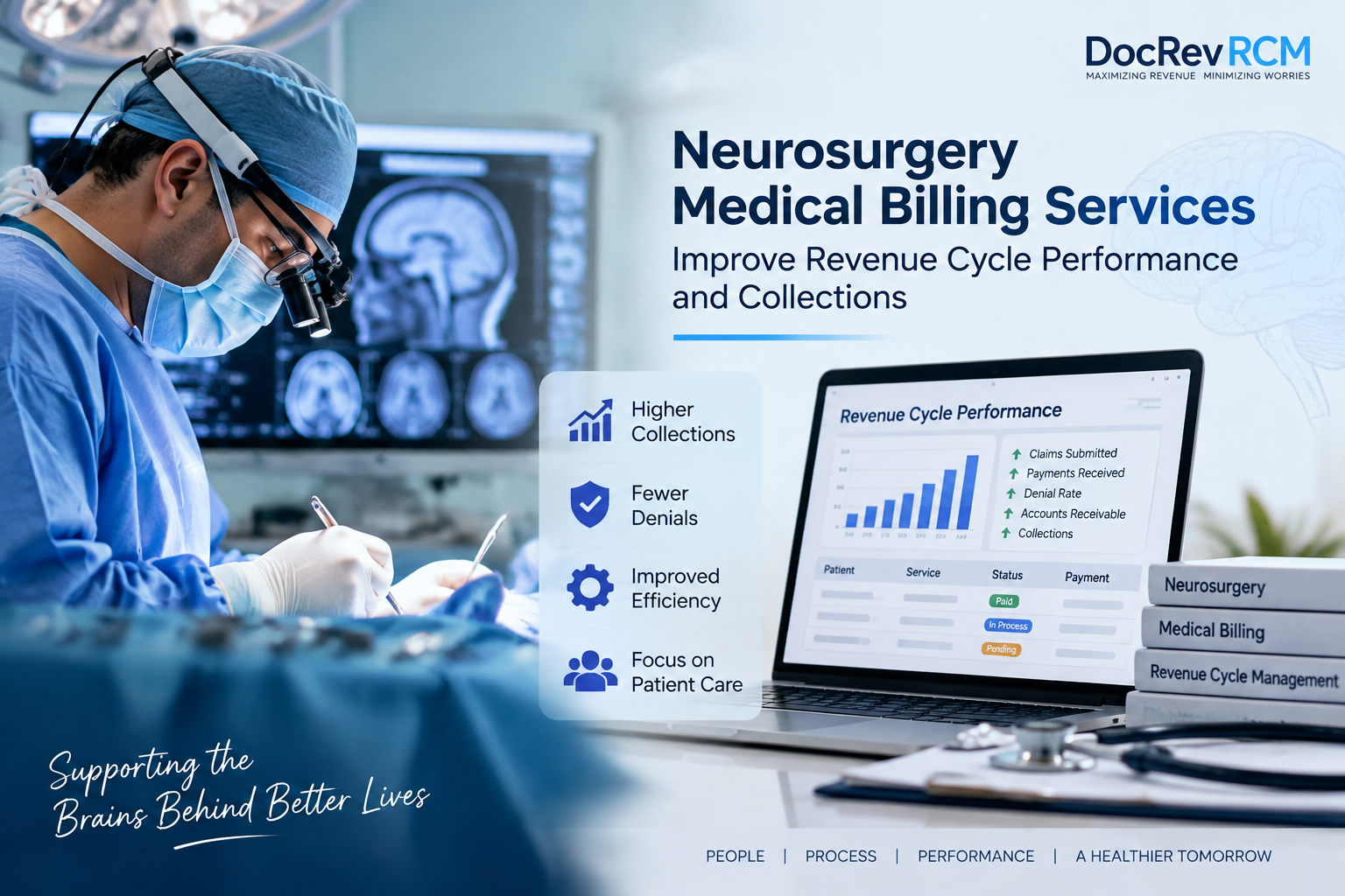 Neurosurgery Medical Billing Services Improve Revenue Cycle Performance and Collections