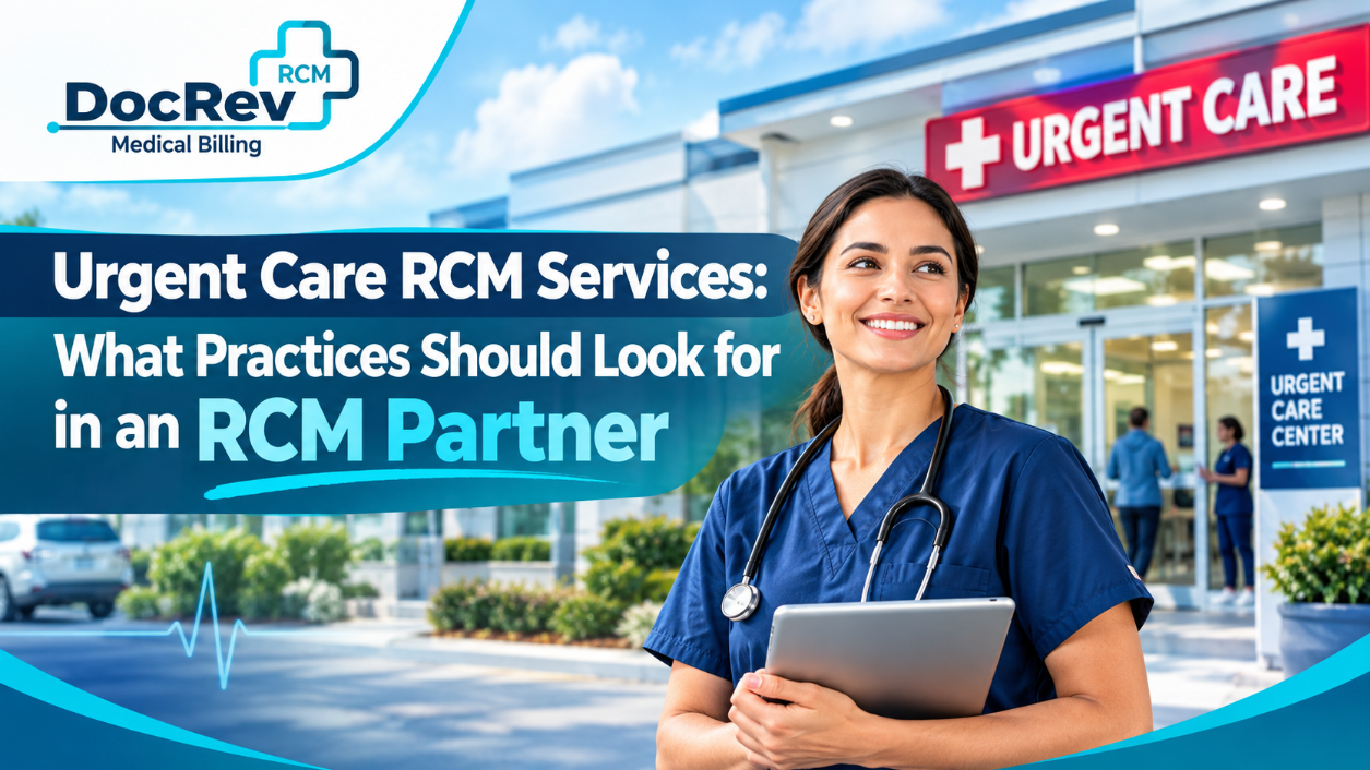 Urgent Care RCM Services: What Practices Should Look for in an RCM Partner