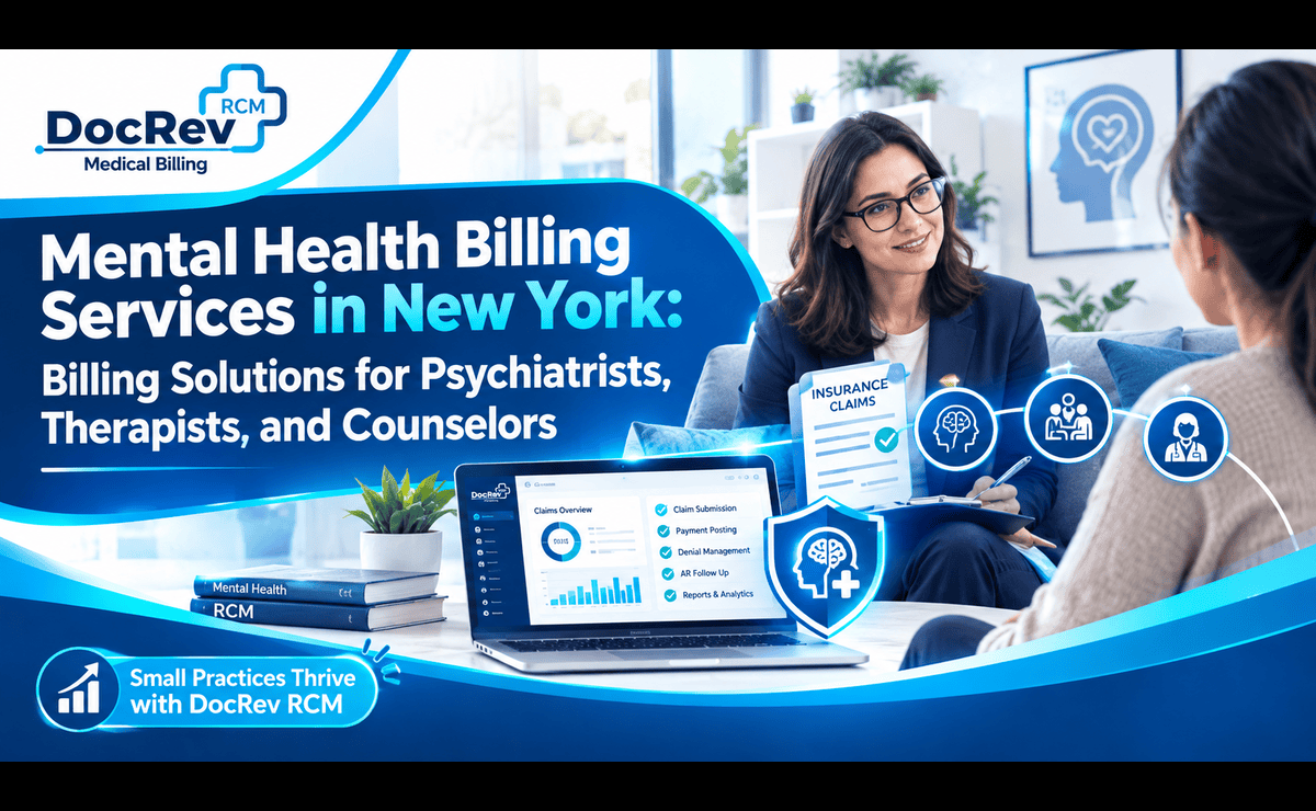 Mental Health Billing Services in New York: Billing Solutions for Psychiatrists, Therapists, and Counselors